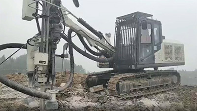 Ударная буровая установка с поверхностным верхом TPR100