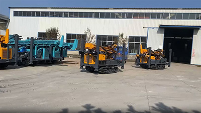 Буровая установка для бурения скважин на гусеничном ходу KW600